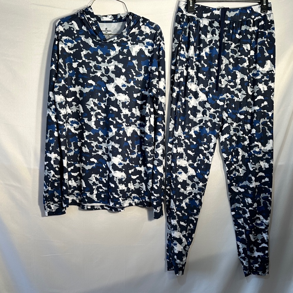 Men's Navy Camo Lounge Set